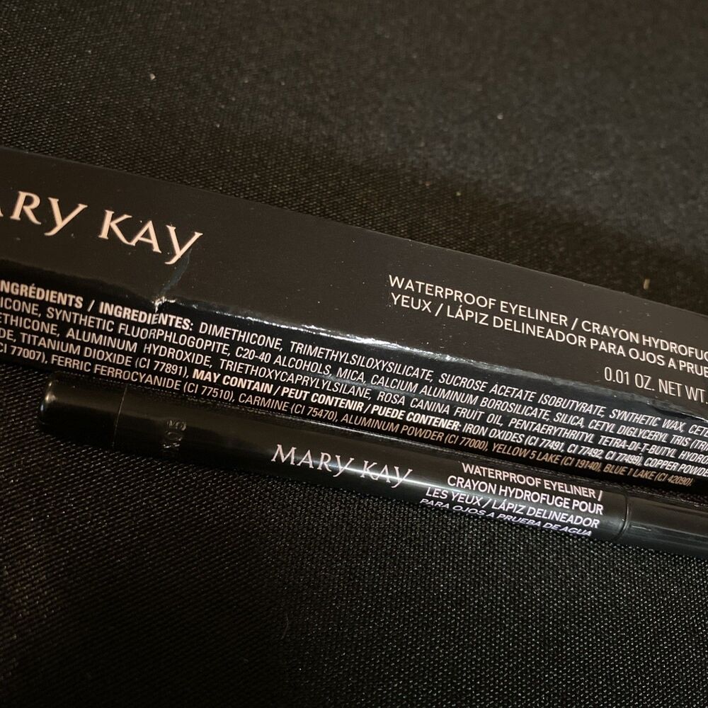 Mary Kay Waterproof Eyeliner Black Noir 205910 New In Box Full Size .01 oz